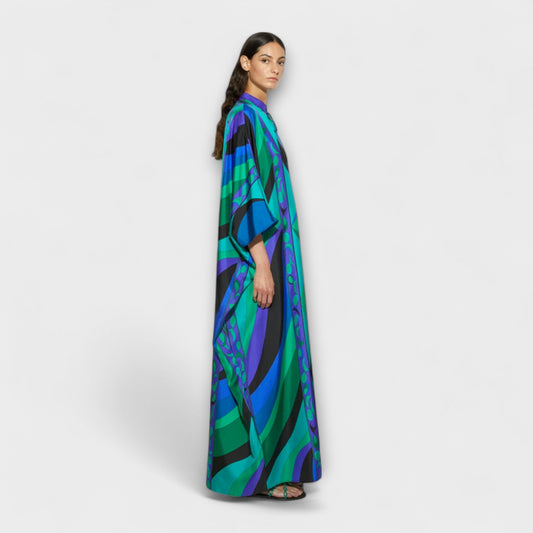 Harper - Žiarivý psychadelický kaftan