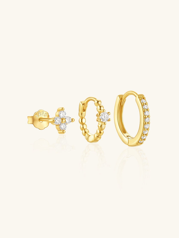 Luisa – Zlaté náušnice s ženskou strukturou.