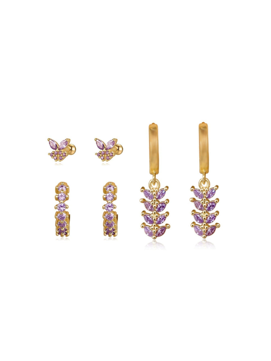 Greta – Jemné zlaté náušnice s decentním pohybem.