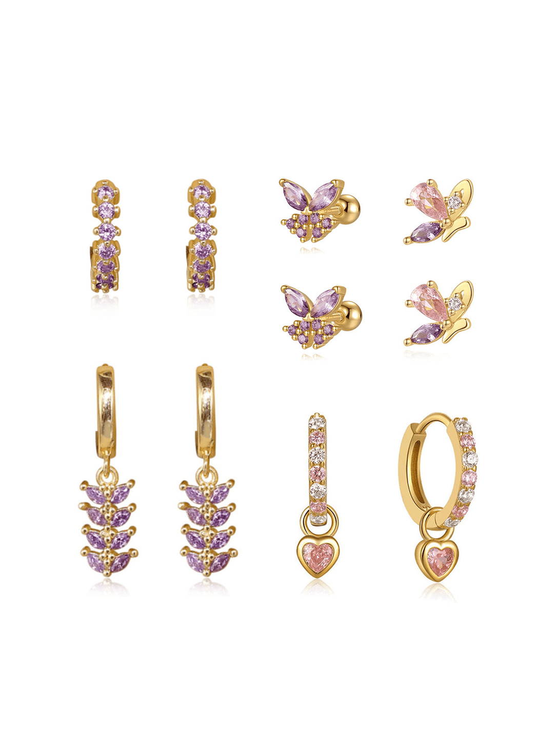 Greta – Jemné zlaté náušnice s decentním pohybem.