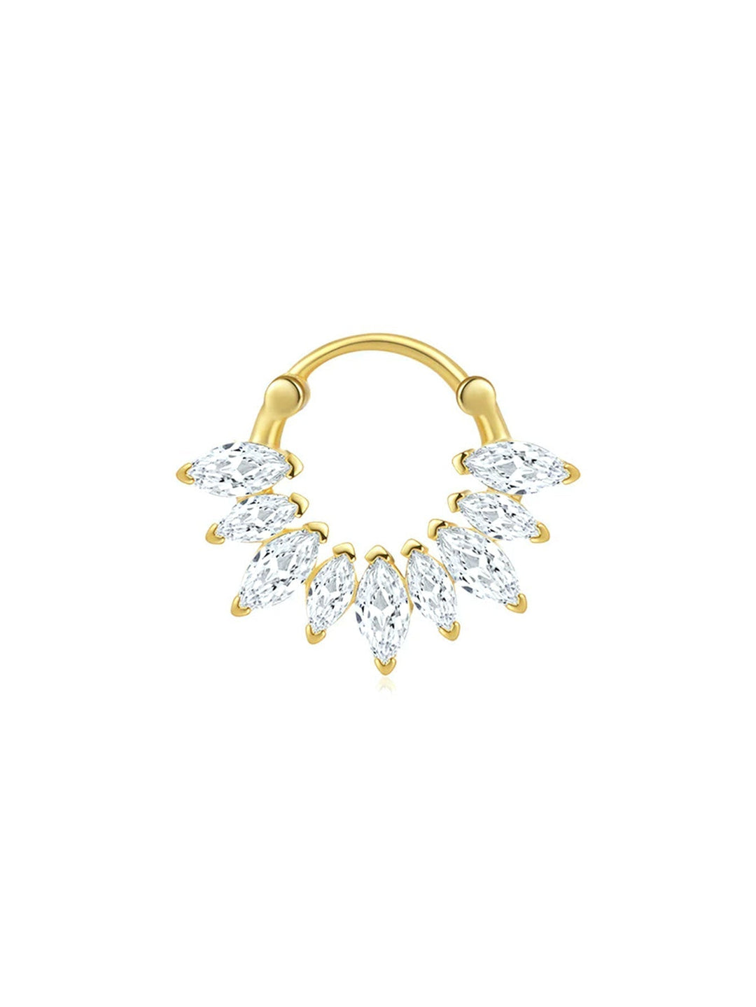 Alena – Jemné zlaté náušnice s křehkou elegancí.