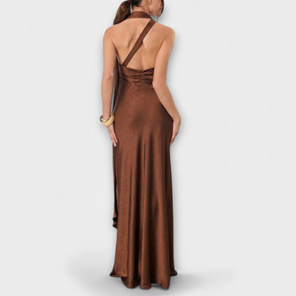 Azura – elegantné maxi šaty zo saténu