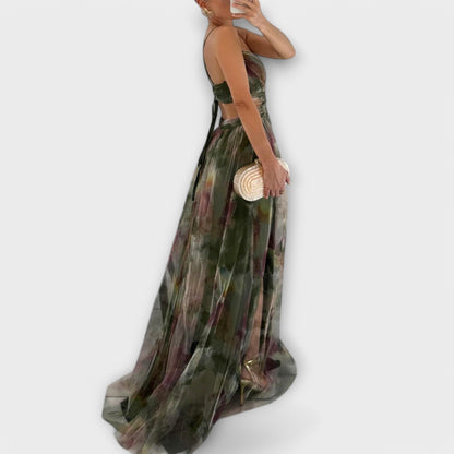 Annai Mesh Maxi Šaty - Elegantné a priliehavé