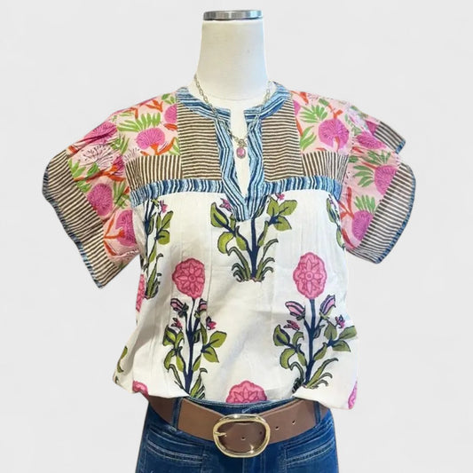 Uriella – Vyšívaná Boho Blúzka