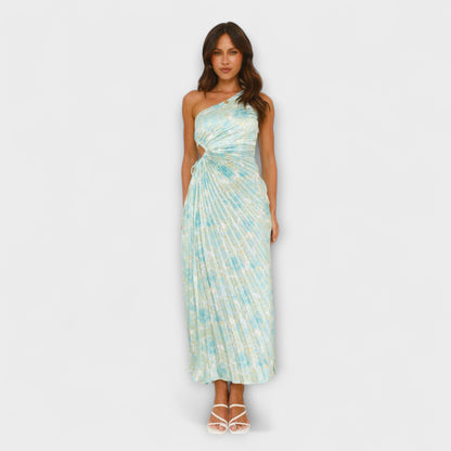 Sienna – Elegantné Maxi Šaty s Výrezom