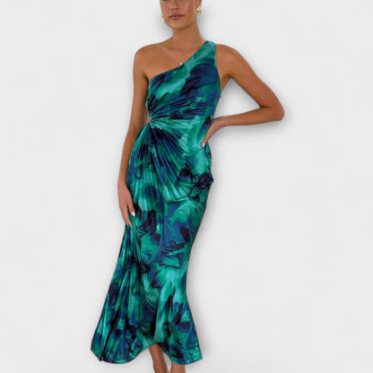 Sienna – Elegantné Maxi Šaty s Výrezom