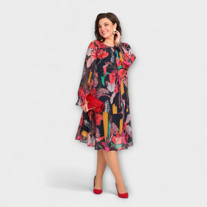 Caroline - Elegantné šaty pre plnoštíhle pre maximálne pohodlie