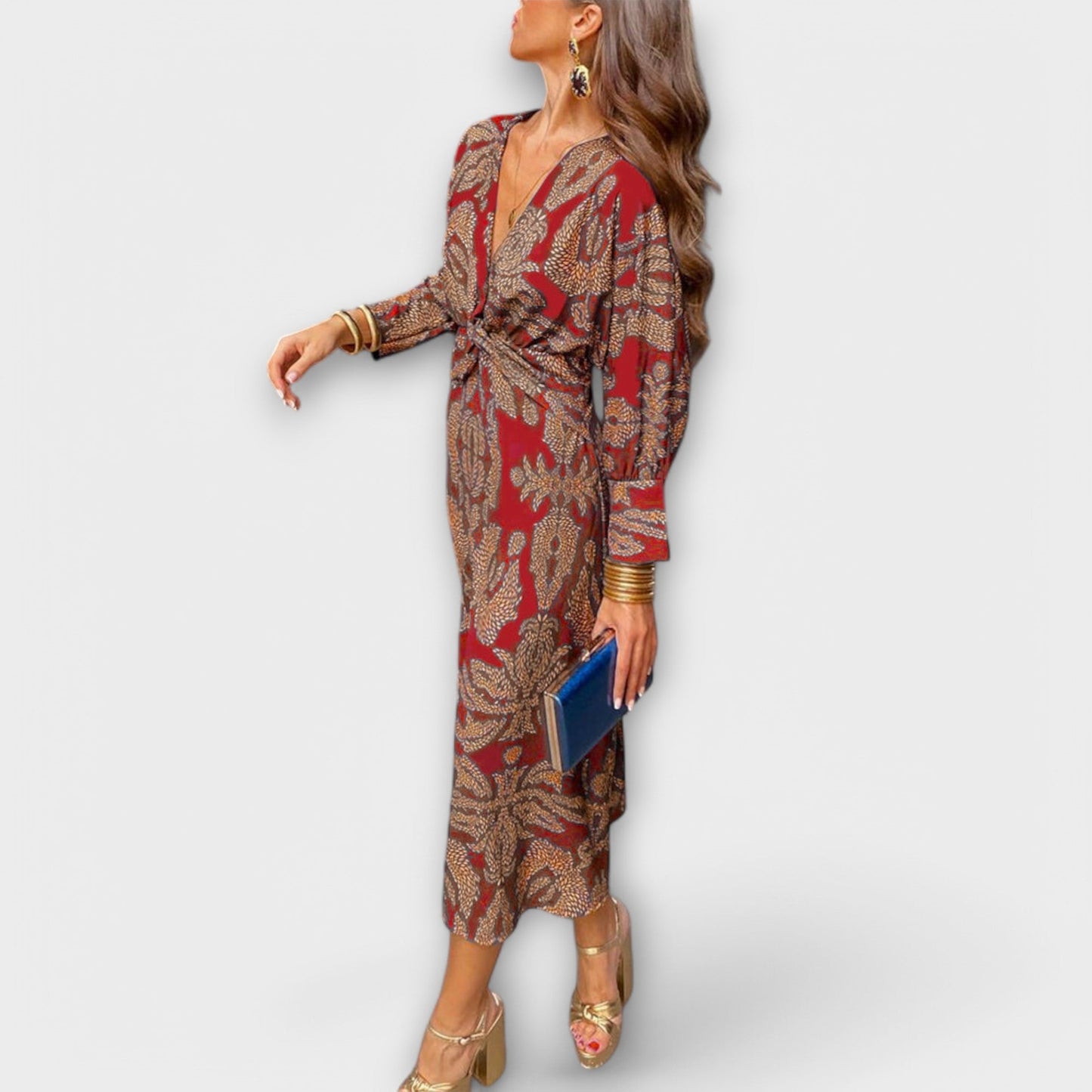 Oriana - Elegantné šaty s dlhými rukávmi