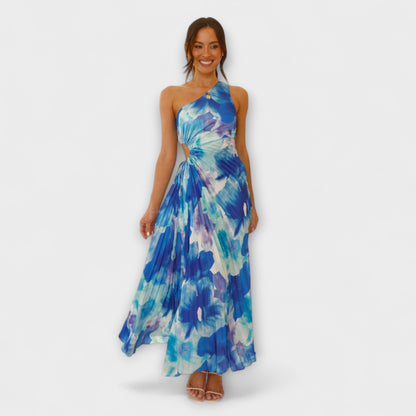 Sienna – Elegantné Maxi Šaty s Výrezom