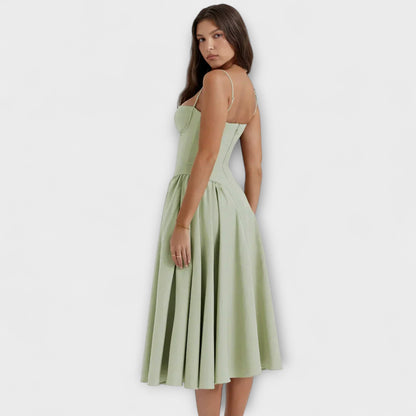 Rosalie - Elegantné šaty korzetového strihu bez rukávov