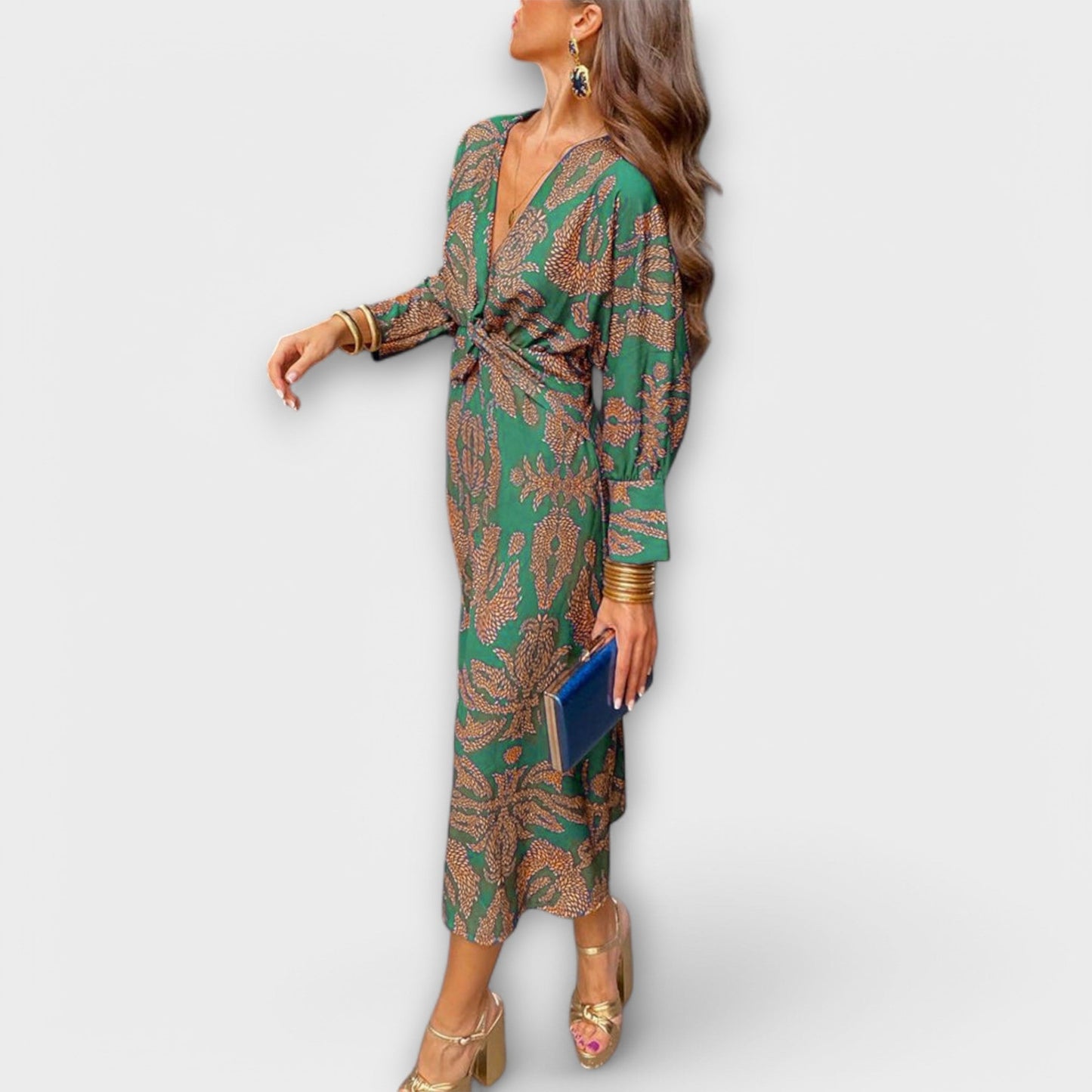 Oriana - Elegantné šaty s dlhými rukávmi