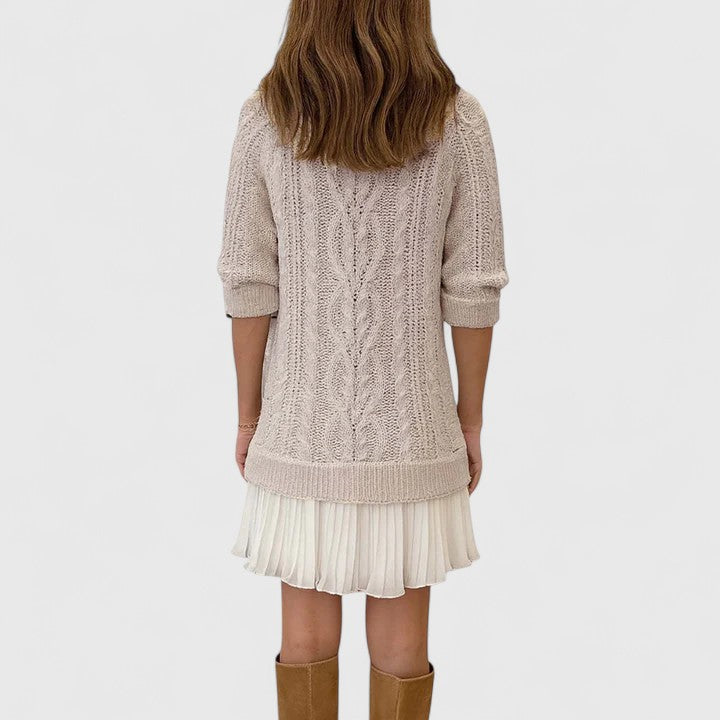 Ashlyndora – Elegantné svetrové šaty