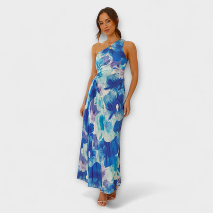 Sienna – Elegantné Maxi Šaty s Výrezom