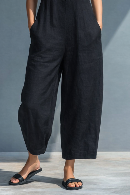 Lotte™ || Bezrukávový minimalistický overal