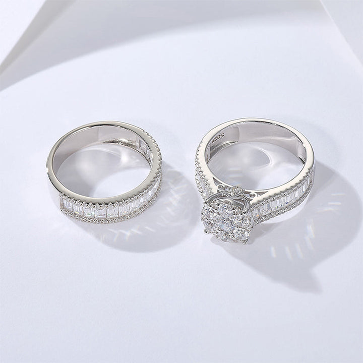 Beatrix – Dvojitý prsten s pavé osazením.