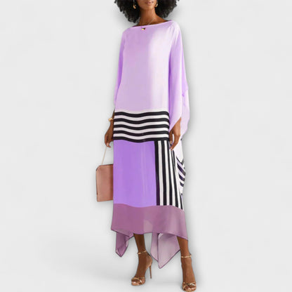 Elenora - Geometrický kaftan s voľným strihom