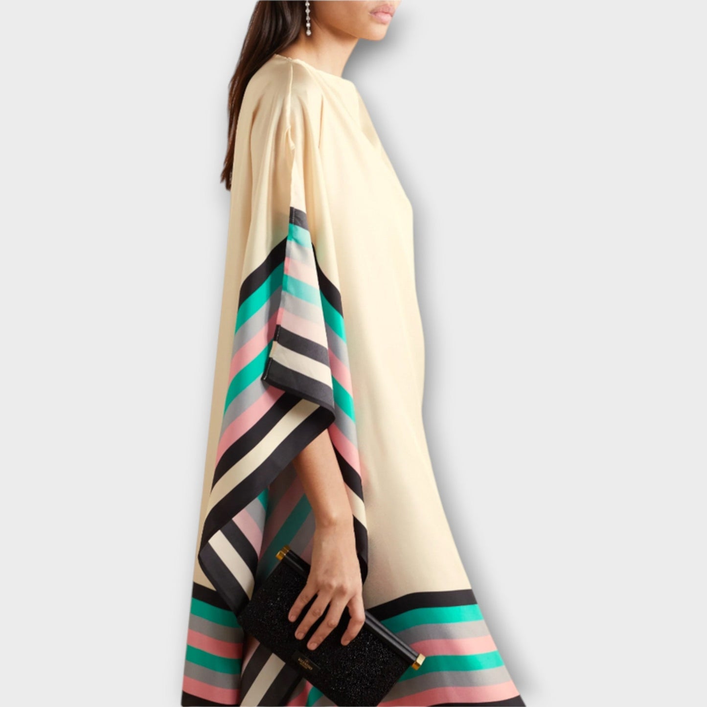 Elenora - Geometrický kaftan s voľným strihom