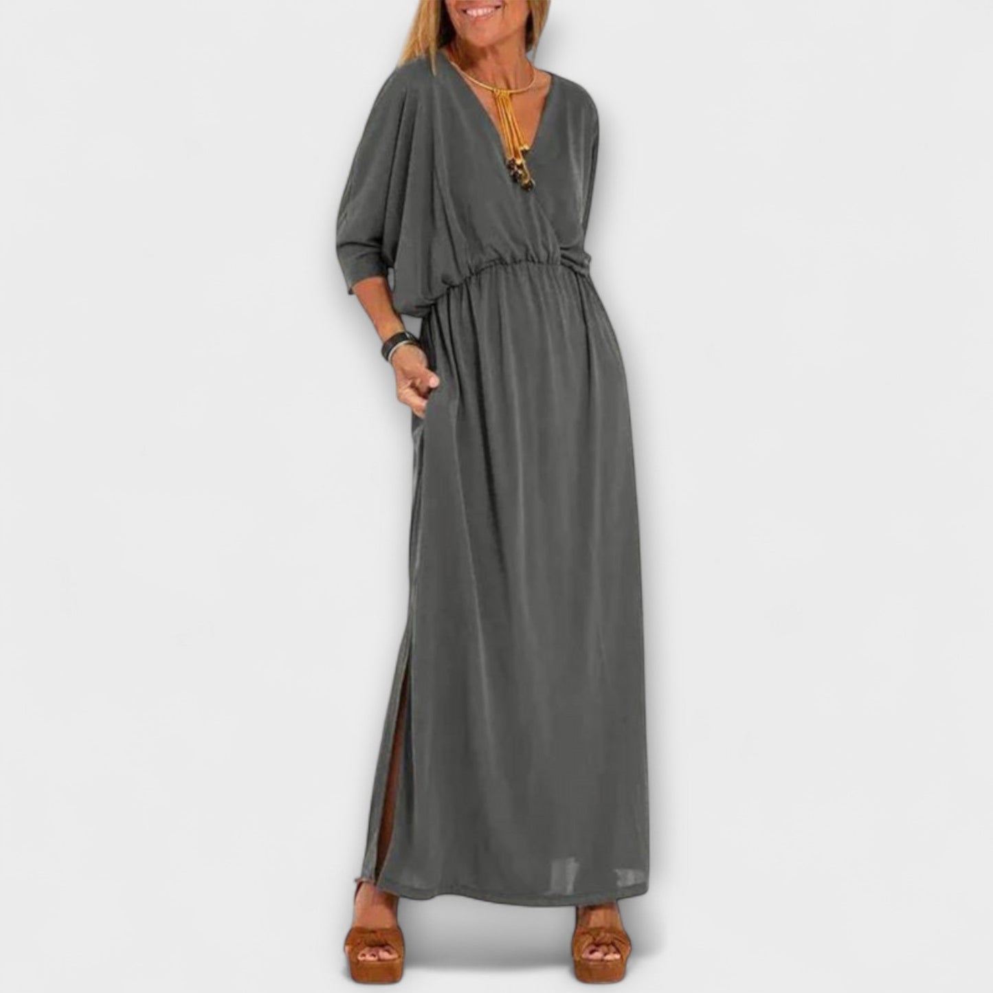 Lani – Vintage Maxi Šaty