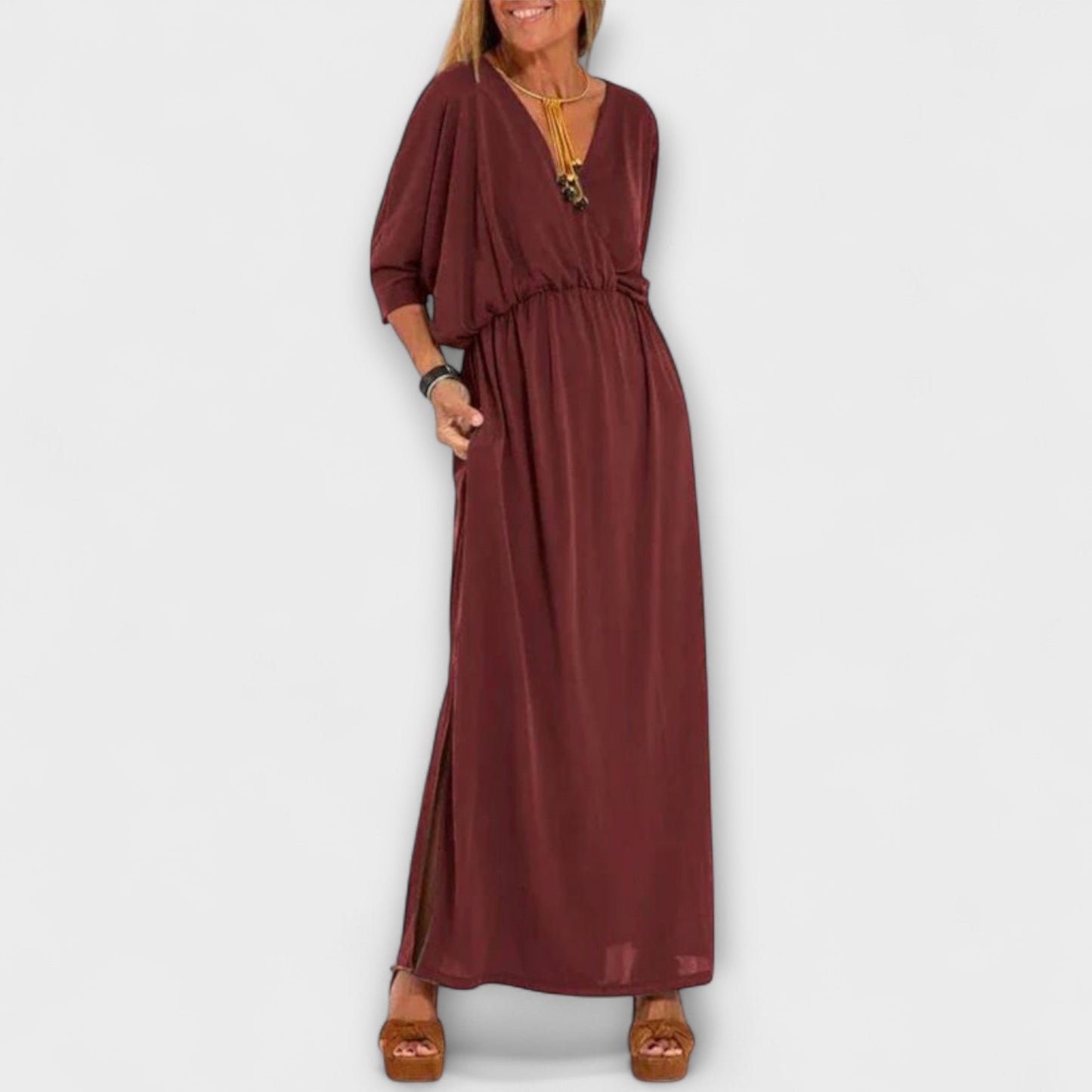 Lani – Vintage Maxi Šaty