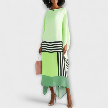 Elenora - Geometrický kaftan s voľným strihom