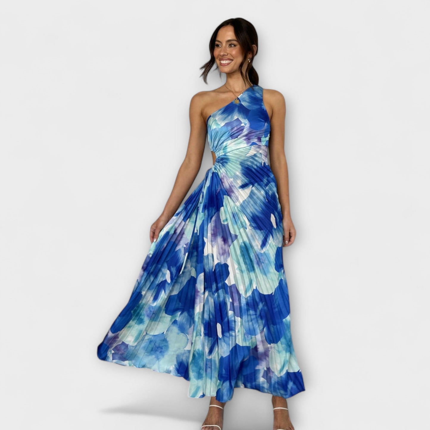Sienna – Elegantné Maxi Šaty s Výrezom
