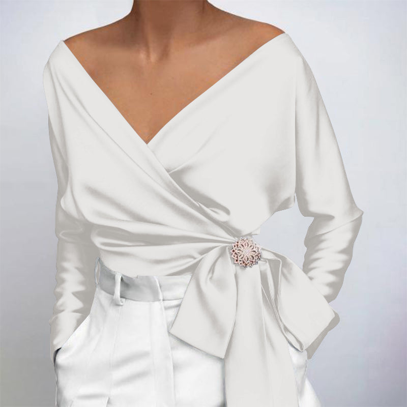 Davina - Elegantná blúzka z čistého hodvábu