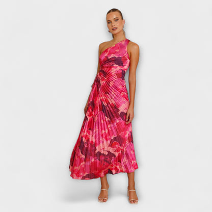 Sienna – Elegantné Maxi Šaty s Výrezom