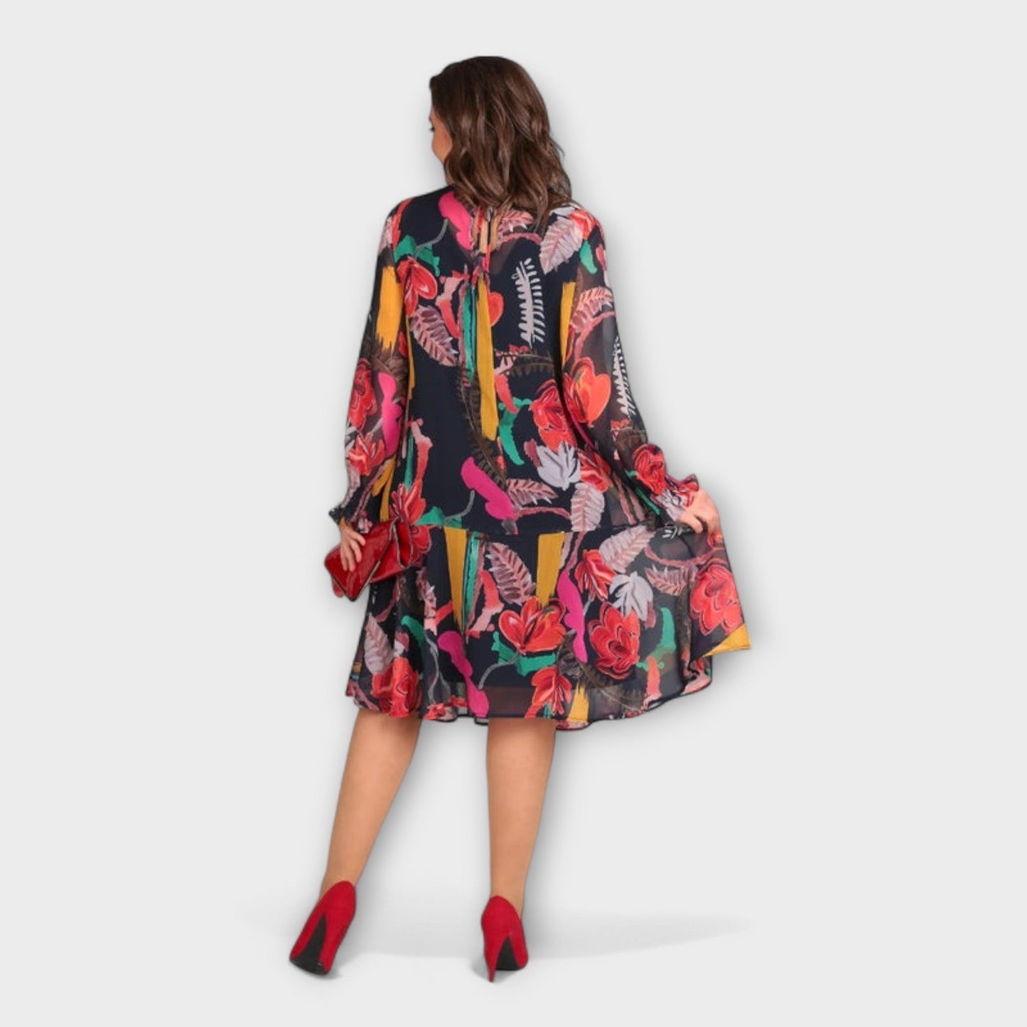 Caroline - Elegantné šaty pre plnoštíhle pre maximálne pohodlie
