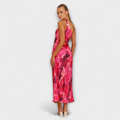 Sienna – Elegantné Maxi Šaty s Výrezom