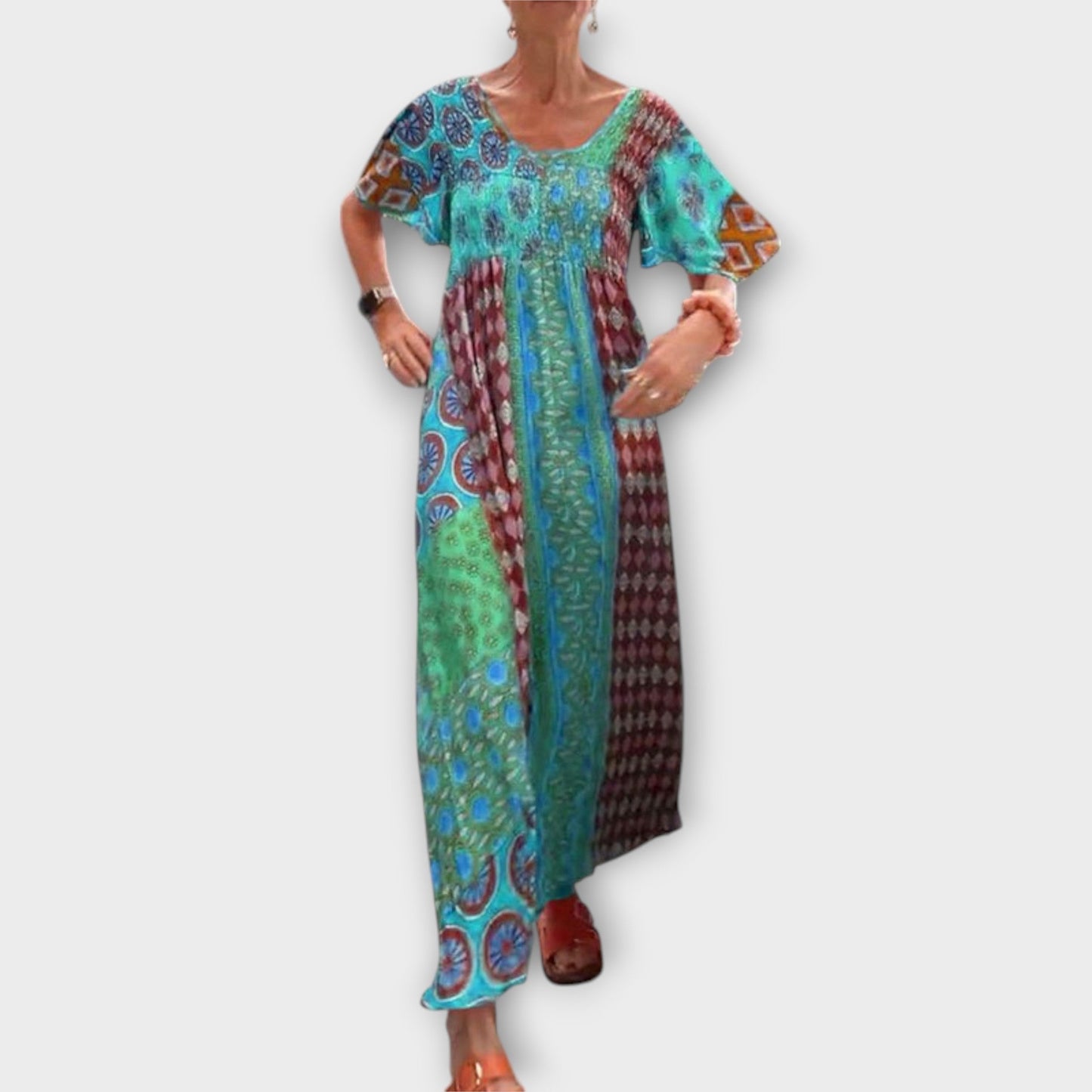 Melania - Žiarivé Boho šaty