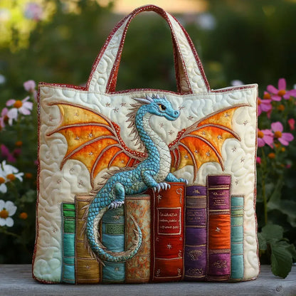 RUČNĚ VYROBENÁ TAŠKA - SMARAGDOVÝ DRAGÓN