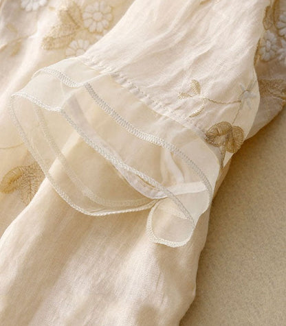 Eloise - Blúzka elegantná s vycibrenou výšivkou