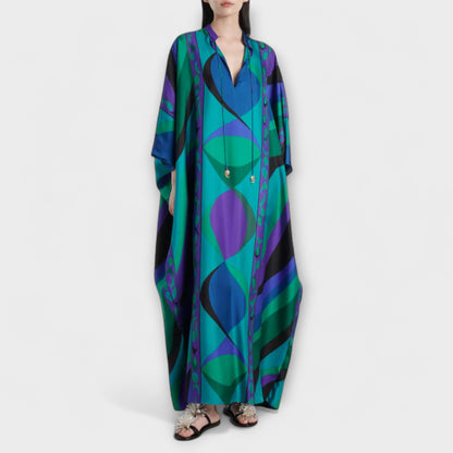 Harper - Žiarivý psychadelický kaftan