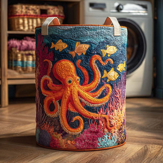 Proutěný koš na prádlo Mystic Octopus
