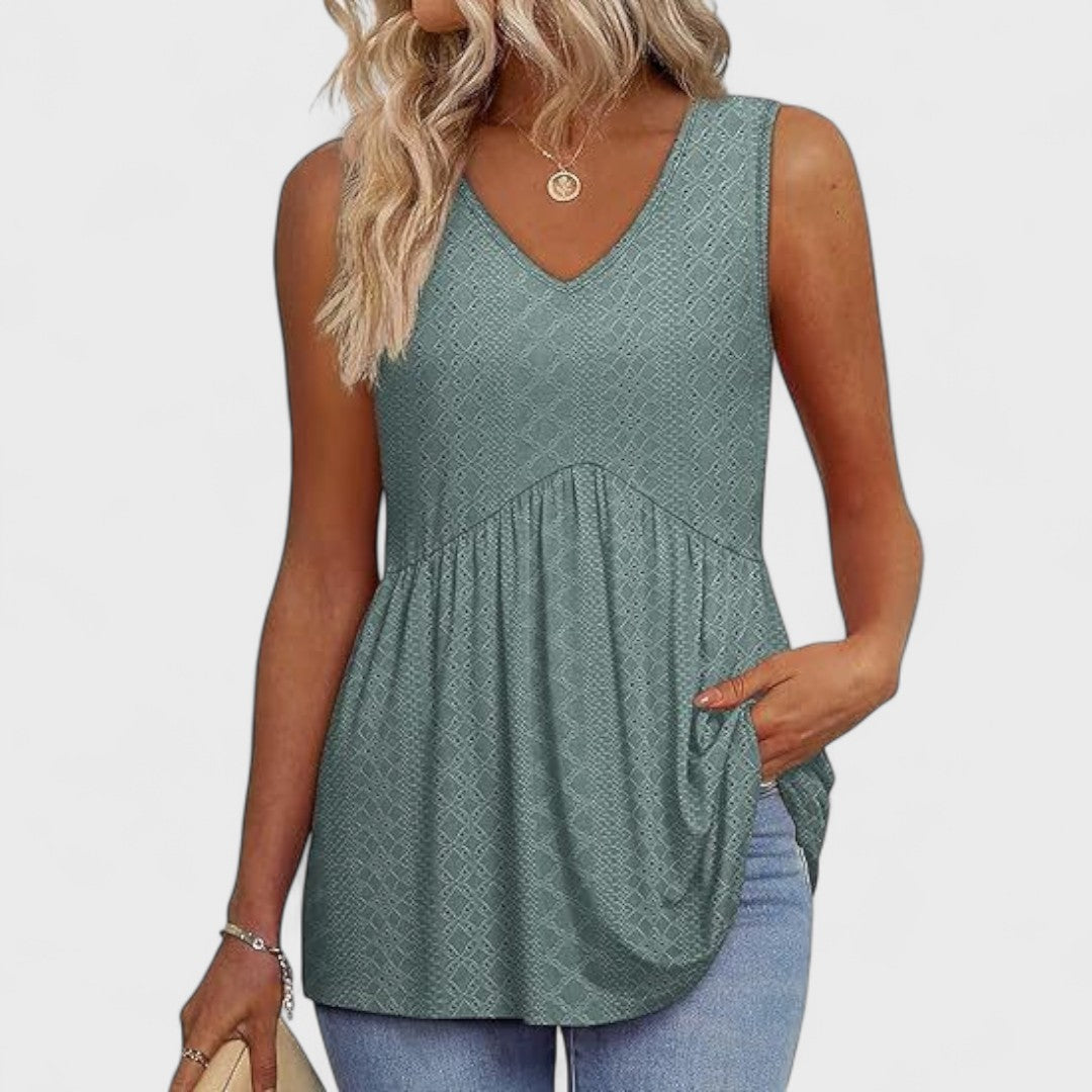 Elenor - Elegantný Casual Denný Top