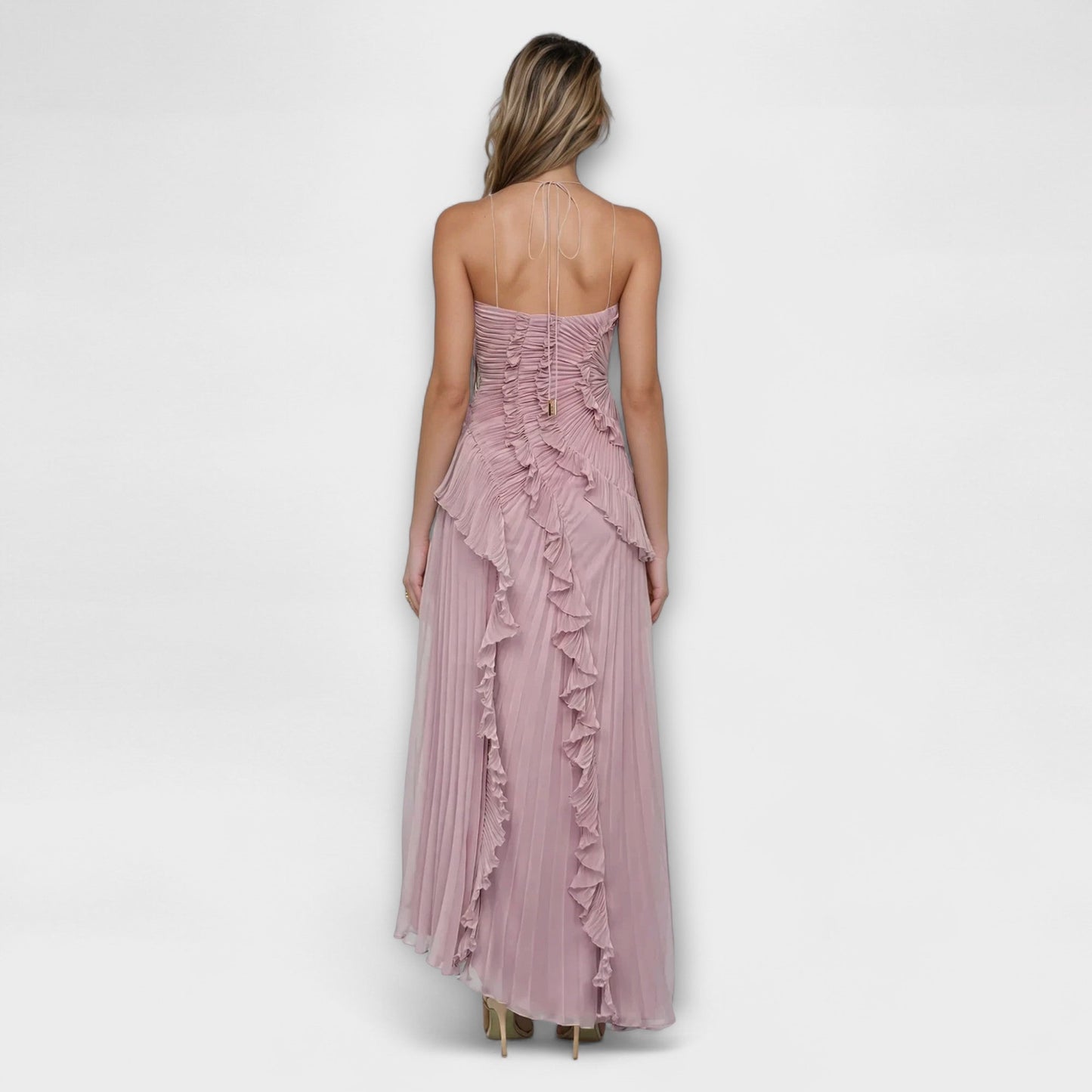Elisia – Elegantné dlhé šaty bez ramienok