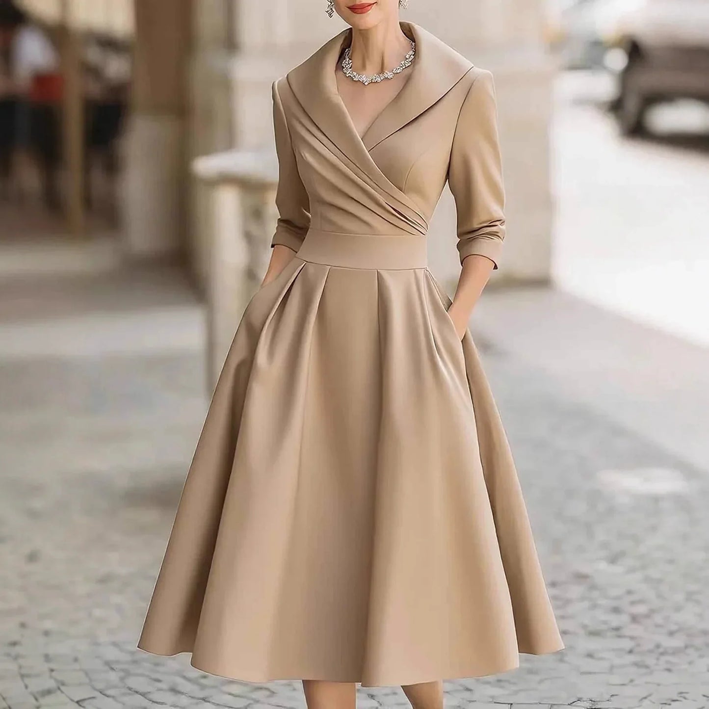 Denise – Elegantné splývavé šaty na každú príležitosť