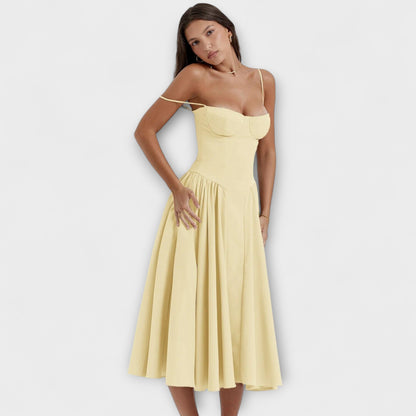 Rosalie - Elegantné šaty korzetového strihu bez rukávov