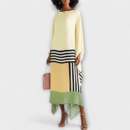 Elenora - Geometrický kaftan s voľným strihom