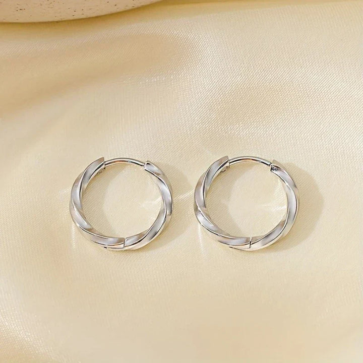 Minimalistické geometrické visící náušnice