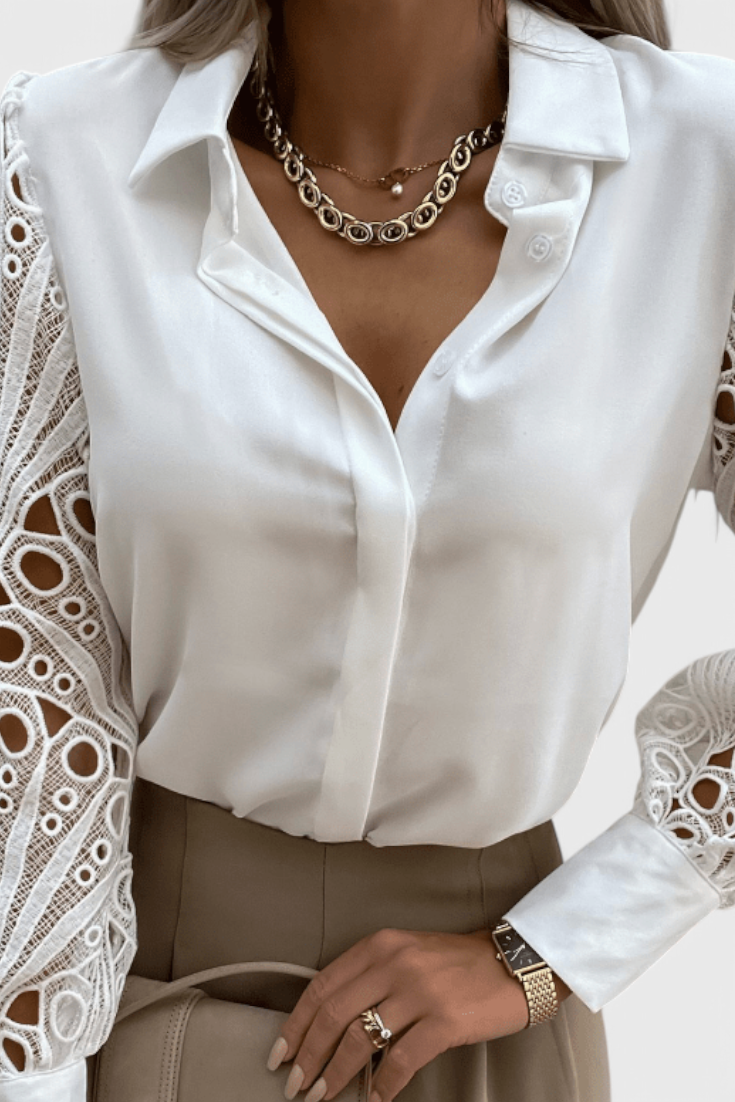 Tabi Blúza Chic s Voľným Strihom