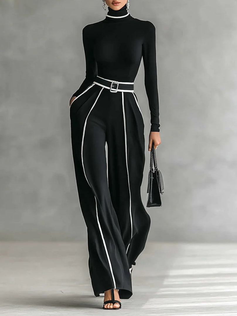 Vera™ || Elegantný set s kontrastnými detailmi