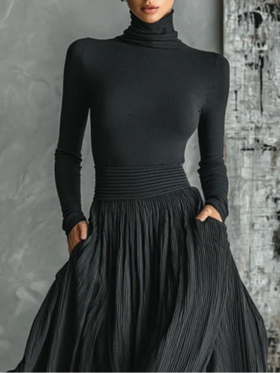 Eva™ || Elegantný set s plisovanou sukňou