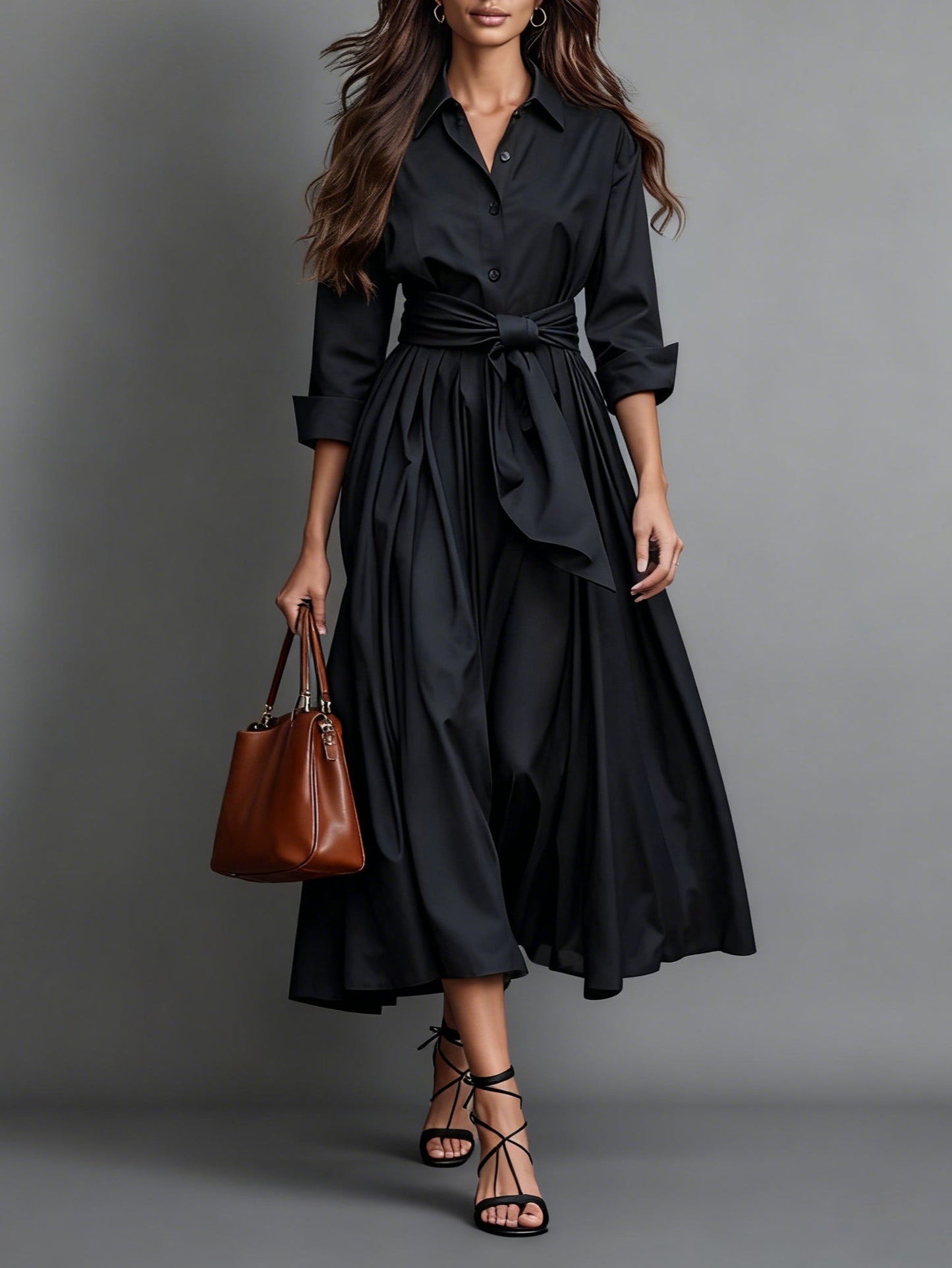 Marise™ | Elegantné Maxi Šaty s Mašľou
