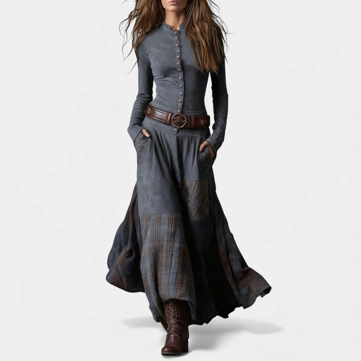 Helena – Vintage maxi šaty