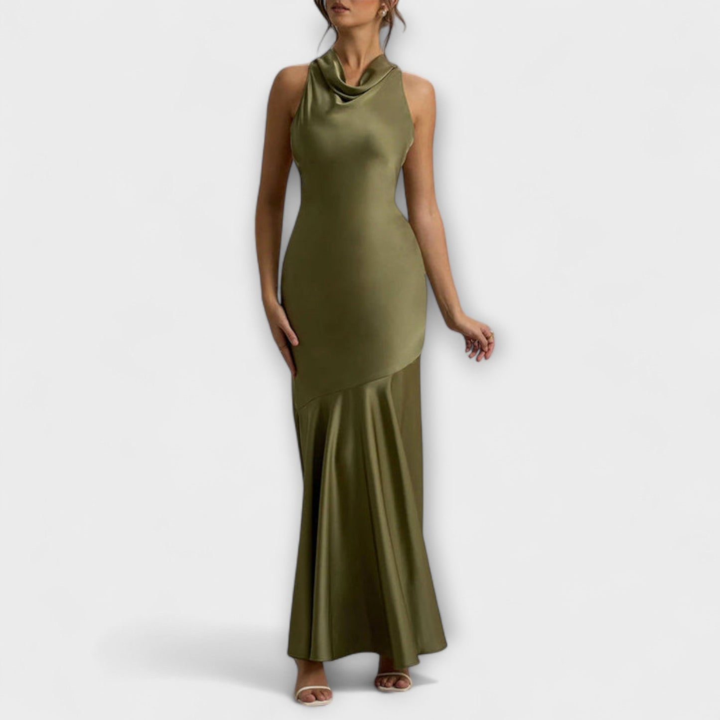 Lennon – Elegantné maxi šaty z hodvábu