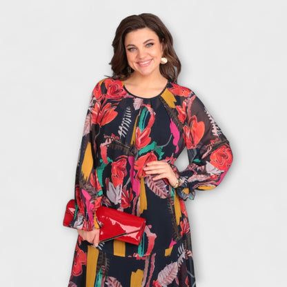 Caroline - Elegantné šaty pre plnoštíhle pre maximálne pohodlie