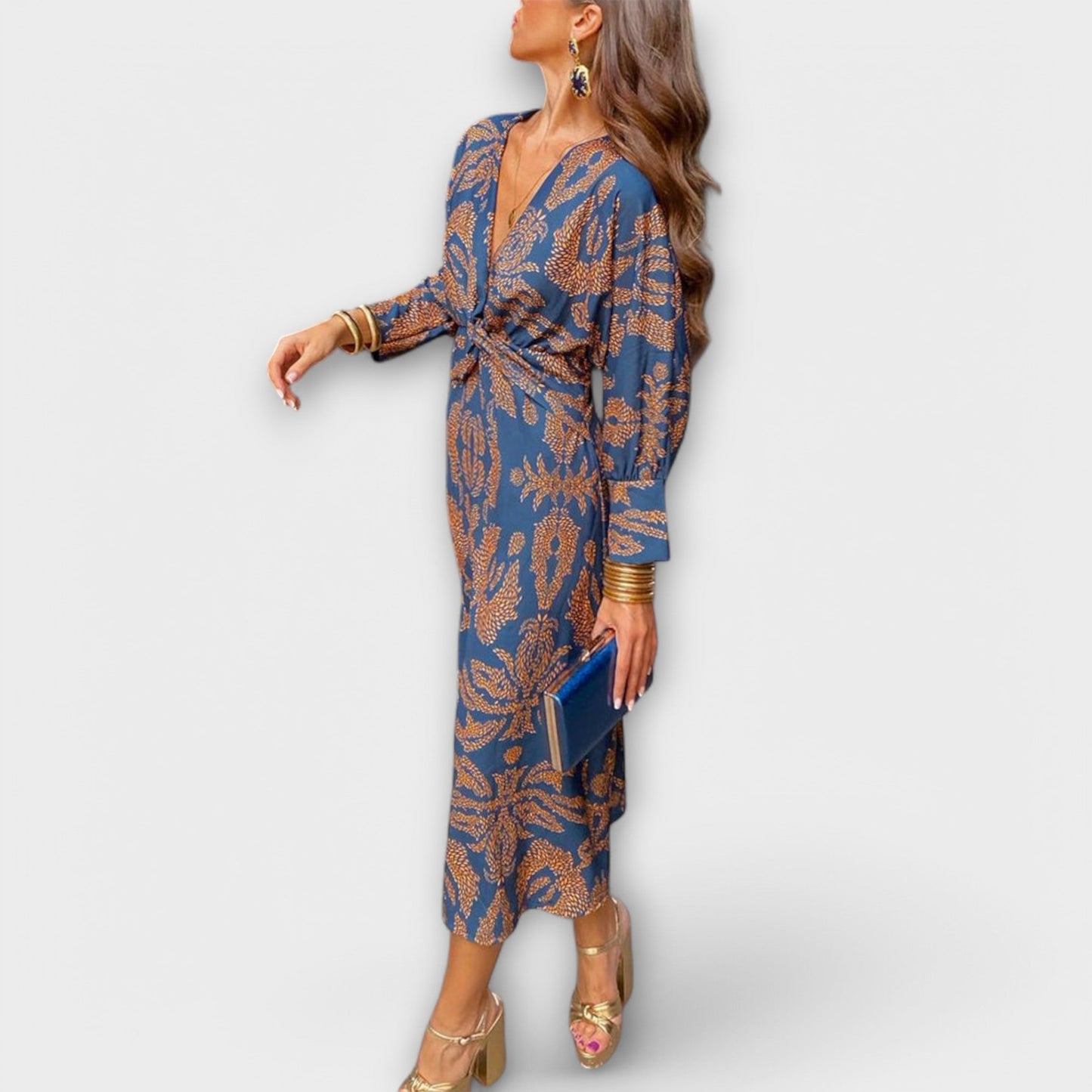 Oriana - Elegantné šaty s dlhými rukávmi