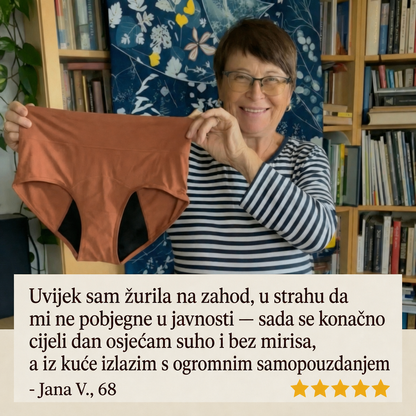 Fluxe™ – ženske upijajuće gaćice za lagano propuštanje, do 24 ml