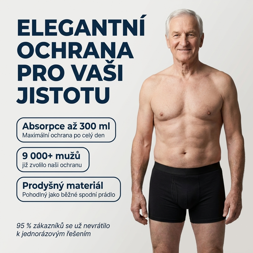 Sorex™ Max – pánske savé boxerky proti únikom, až 300 ml